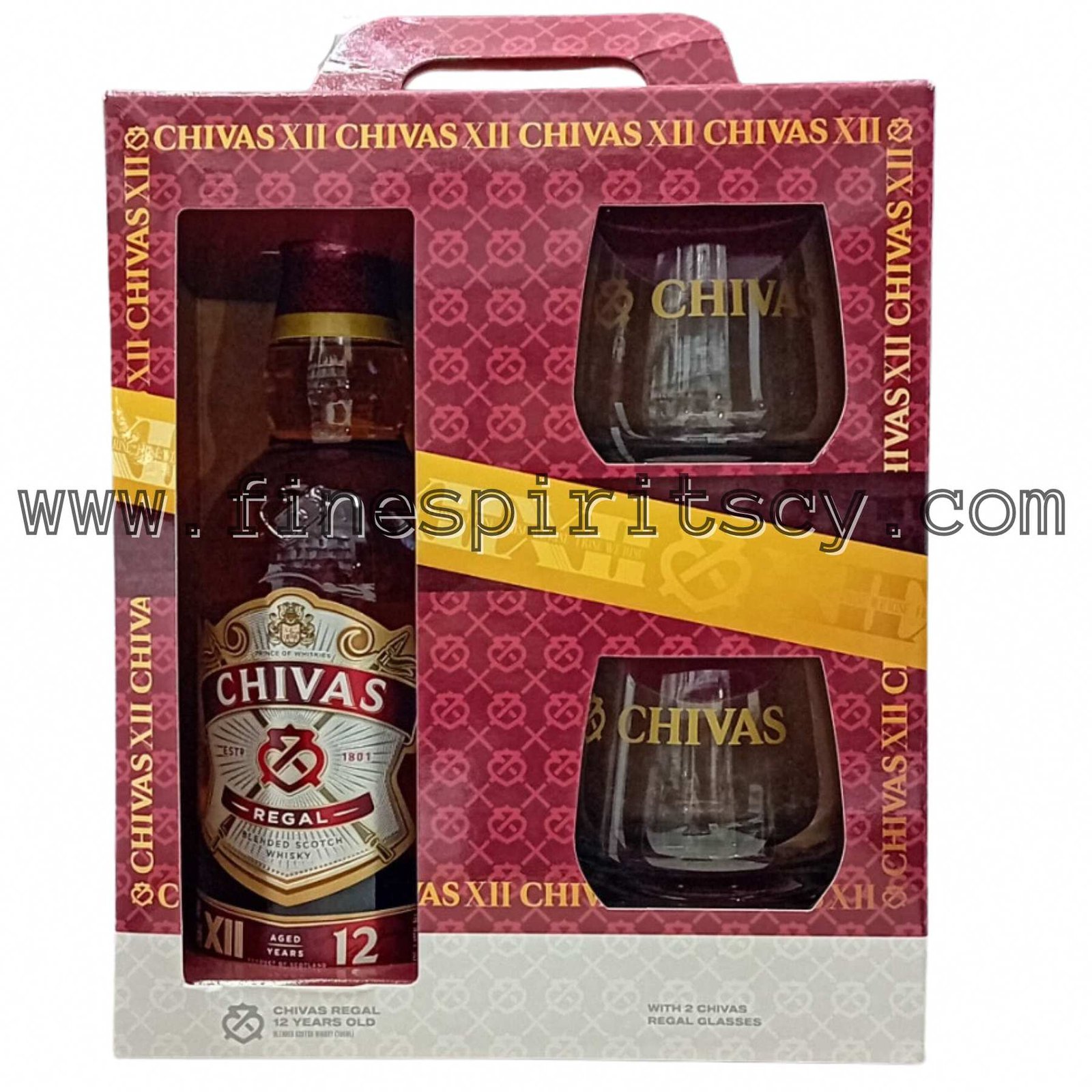 Chivas Regal 12 + 2 Glasses 2022 700ml 40%