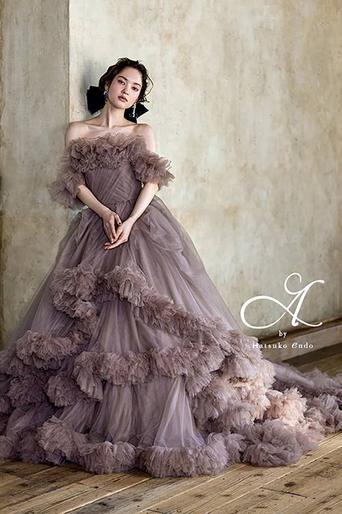 茶（ブラウン）｜カラードレス・茶（ブラウン）｜静岡ウエディング