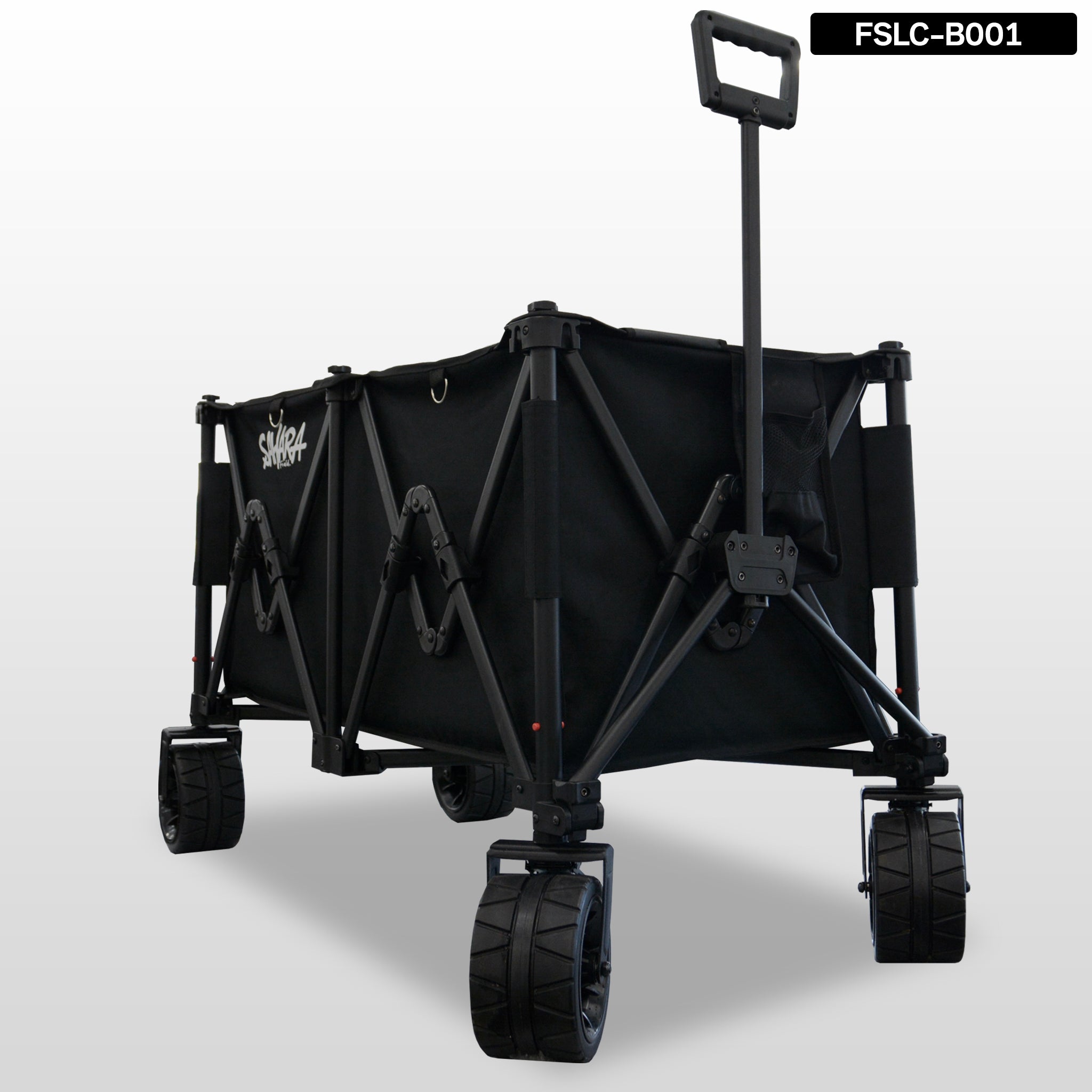 FieldSAHARA FSLC-B001 2WAYロングキャリーカート ALL BLACK XXXX