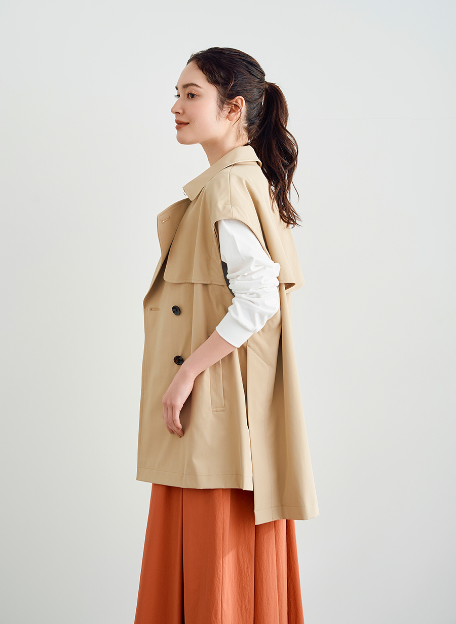 ポンチョ風トレンチコート｜LOUNIE（ルーニィ）公式サイト／公式