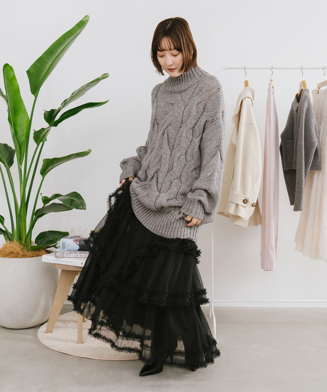 ケーブルニットミニワンピース｜PETAL ONLINE（ペタルオンライン）