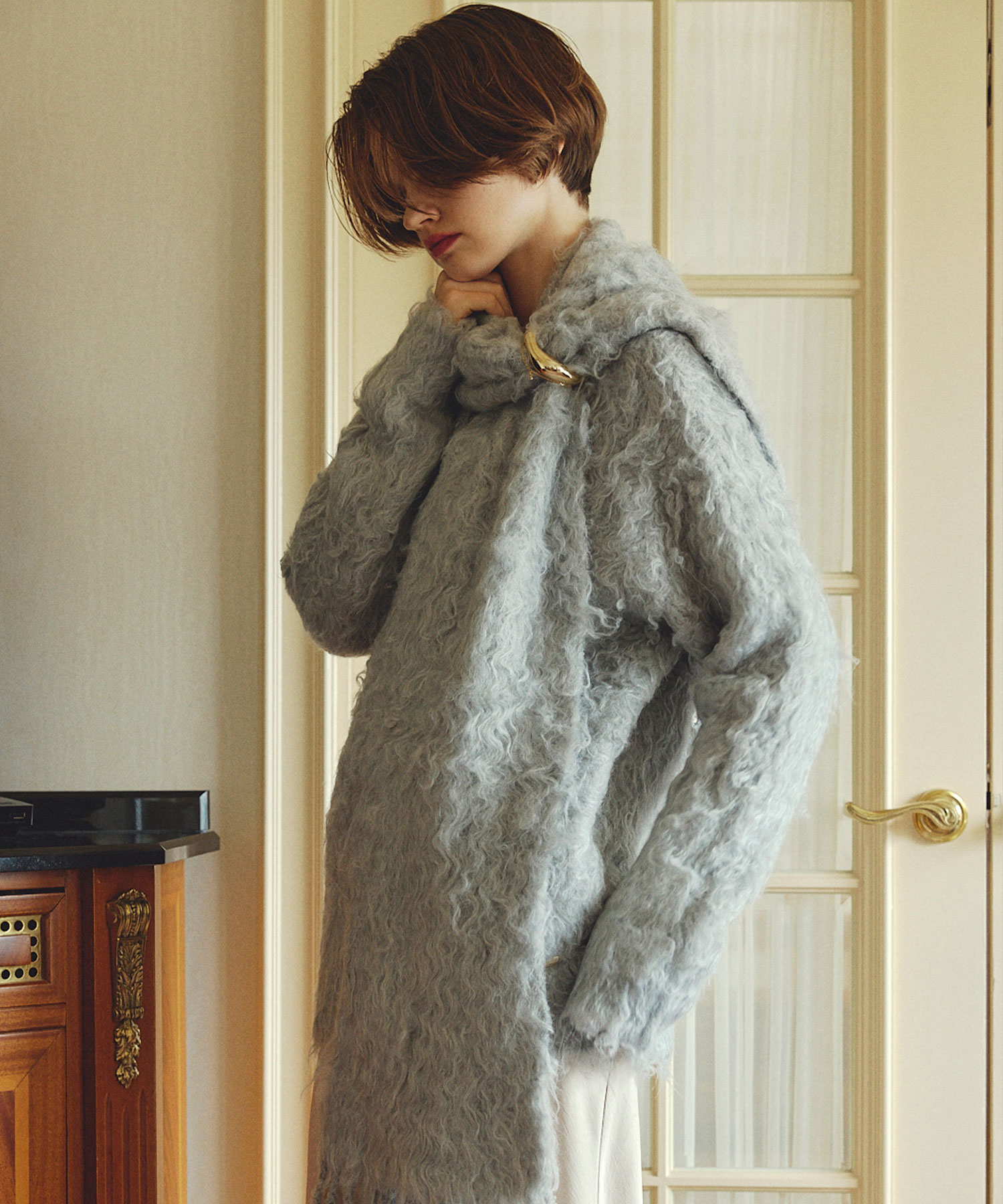 シャギーモヘヤビッグマフラー｜PETAL ONLINE（ペタルオンライン）