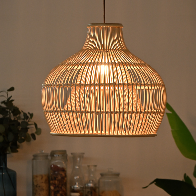 P130ND ラタン ランプシェード | 【SR-net】Sunflower Rattanの卸販売