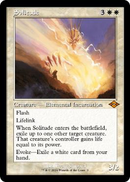 307)□ボーダーレス□《孤独/Solitude》[MH2-BF] 白R | 日本最大級 MTG