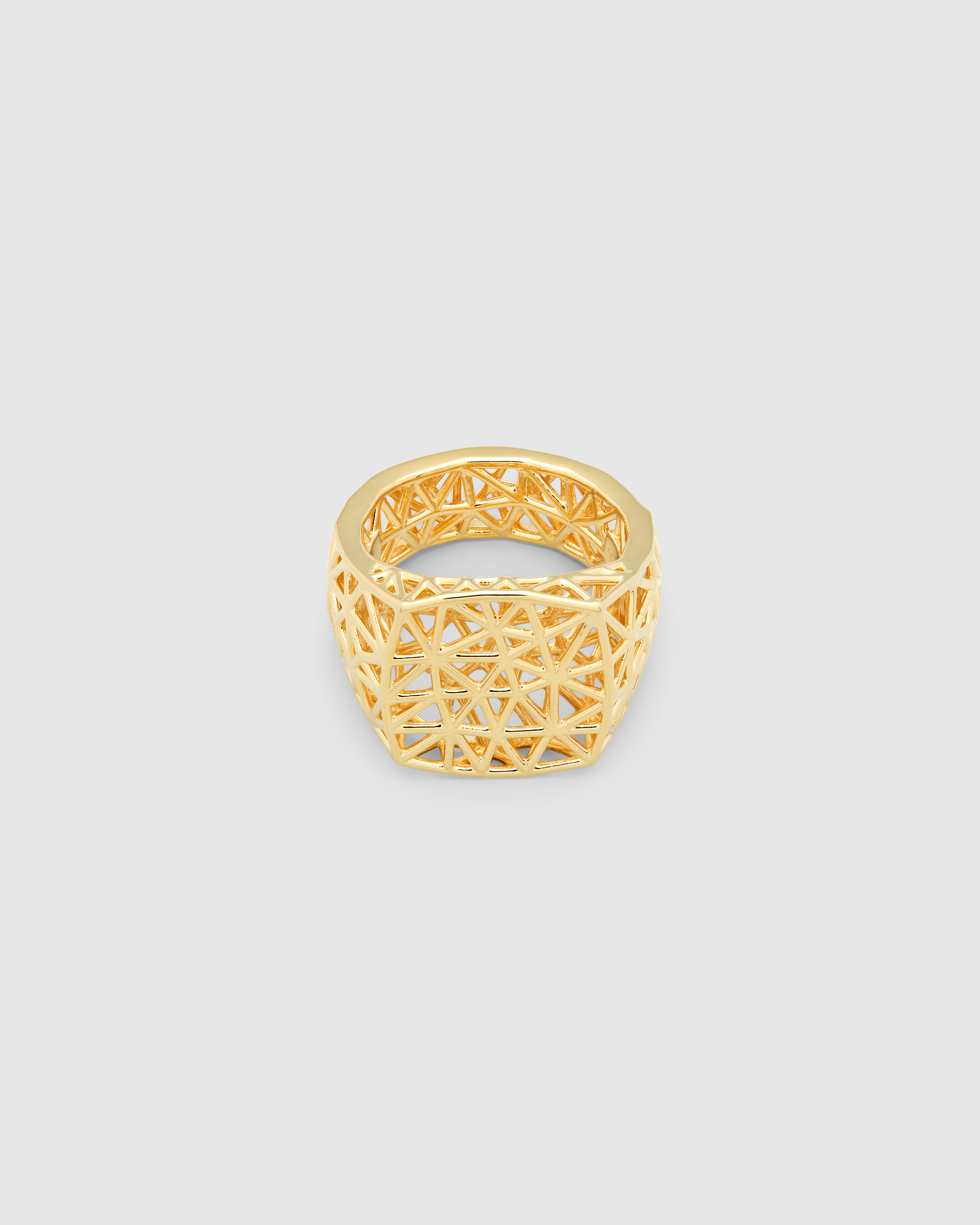 Mesh Ring Gold - Tom Wood Project Official Online Store