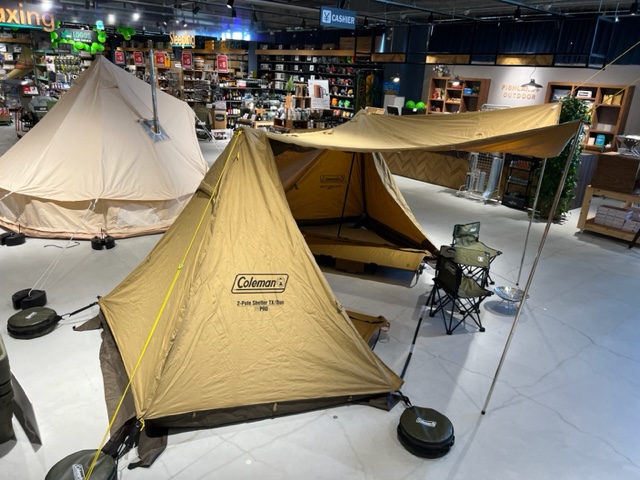 コールマンの新作テント展示開始のご案内 | FISHLAND