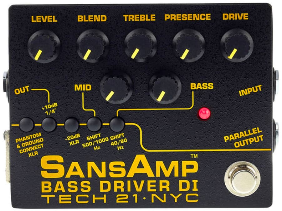 Different versions of Tech 21 SansAmp Bass Driver D.I. V.1 - Gear