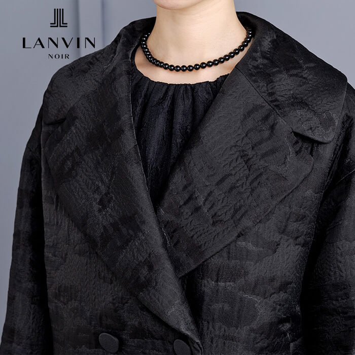 ゆったり仕立てのラグジュアリーコート 9号・ブラック｜東京ソワール