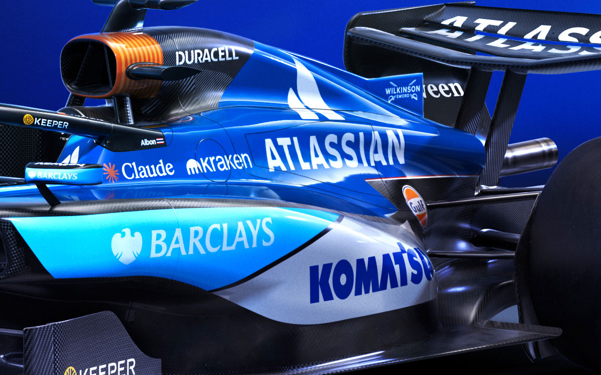 未だ実車の姿なきウィリアムズ、2026年型F1マシン「FW48」の新リバリー
