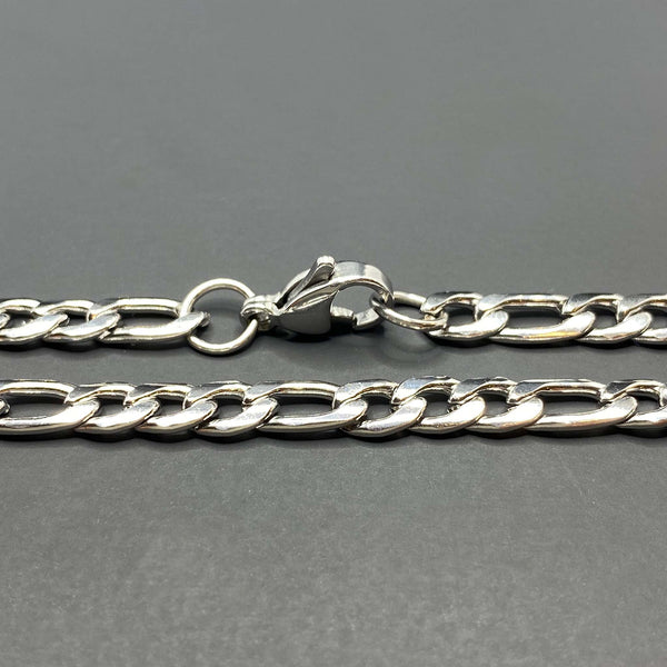 Figaro Chain 5MM - Silver - FlowX Jewelry