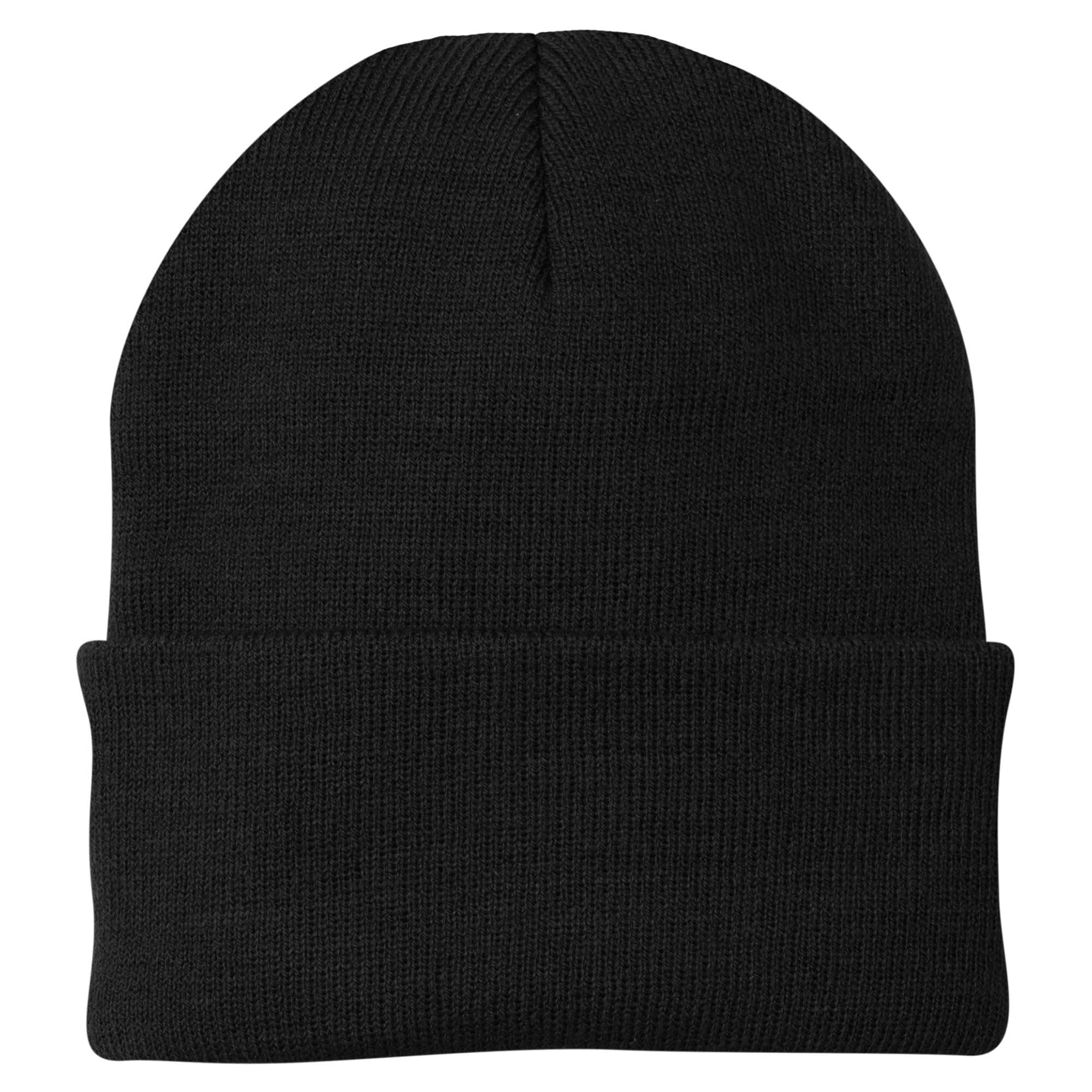 Port Authority CP90 Knit Cap - Black | Full Source