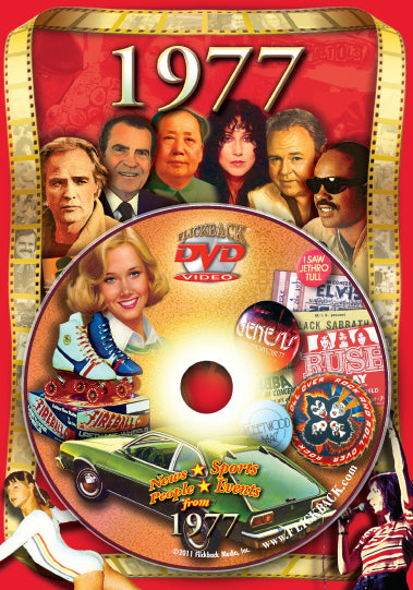1977 Flickback DVD Video Greeting Card: Great Birthday or