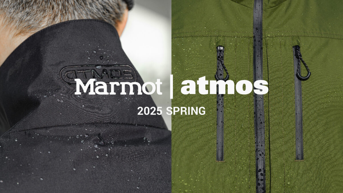 atmos Apparelから「Marmot」とのセットアップが1月11日(土)登場