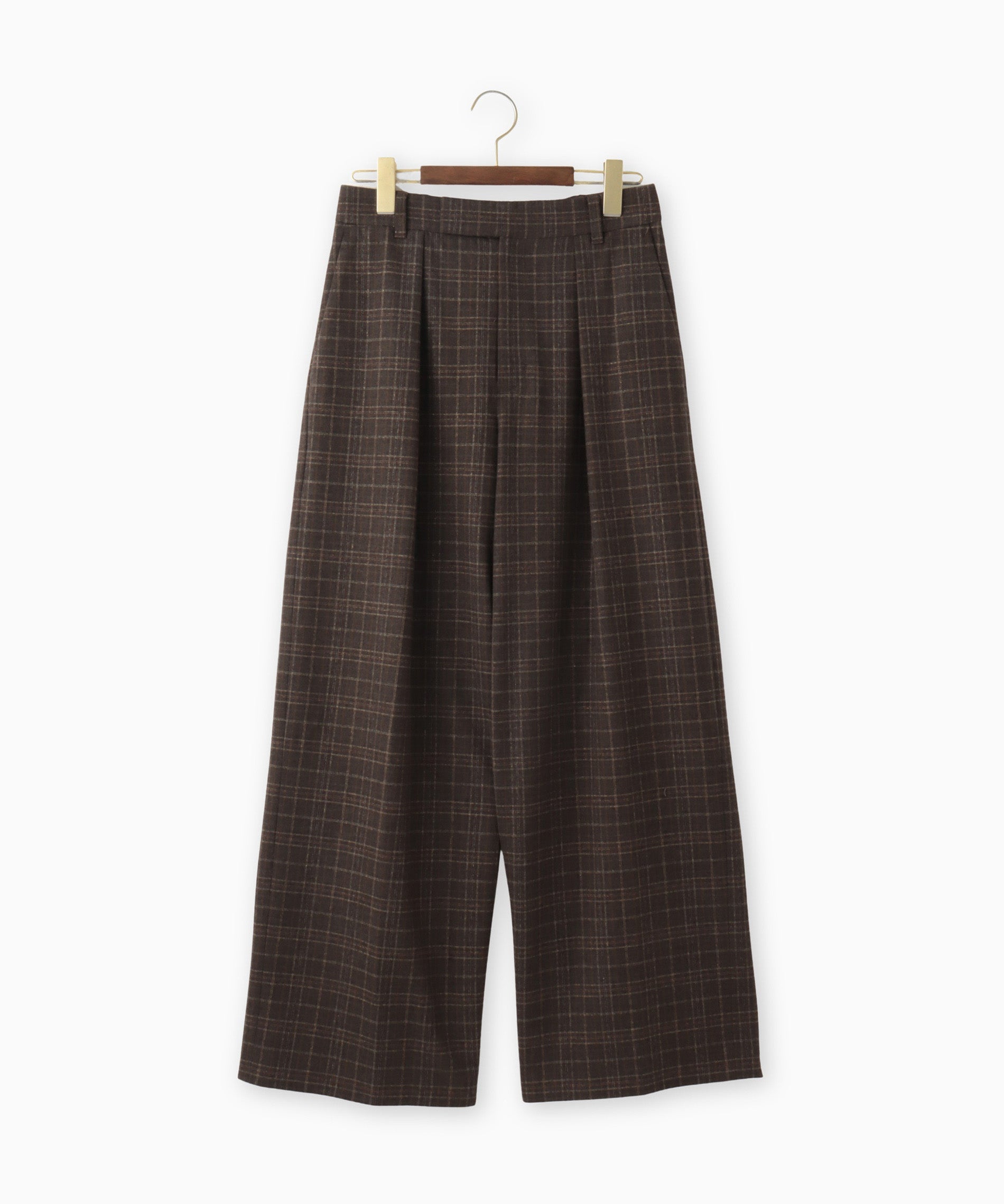 ラメチェックワイドパンツ – FACE SANS FARD