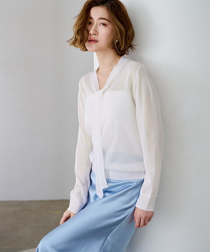 シアーボウタイニット【メール便可／80】 | ur's（ユアーズ）