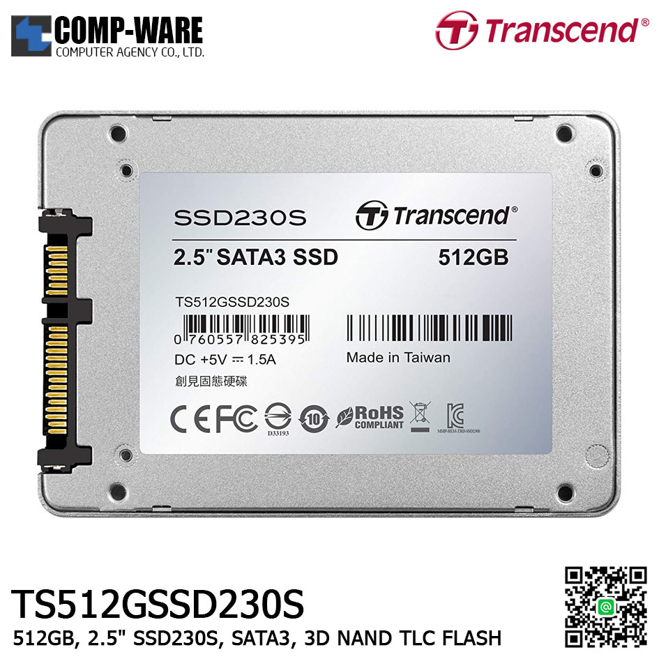 Transcend SSD230S 512GB SSD 2.5
