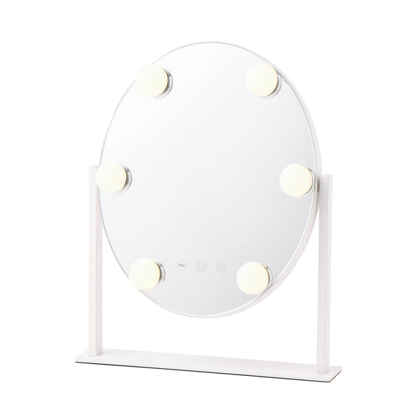 ハリウッドミラー ラウンド S ホワイト | Francfranc（フランフラン