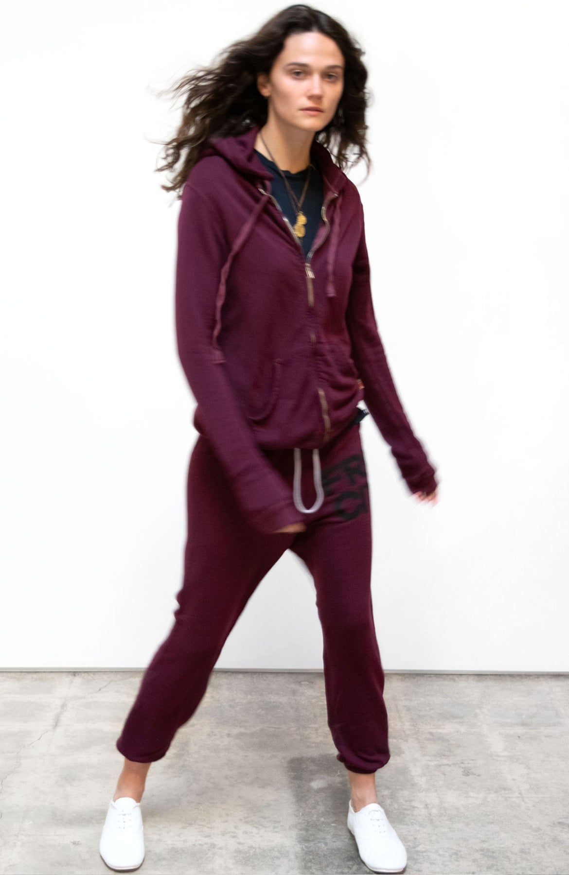 SUPERFLUFF LUX zip hoodie - deeplove – FREECITYsupershop