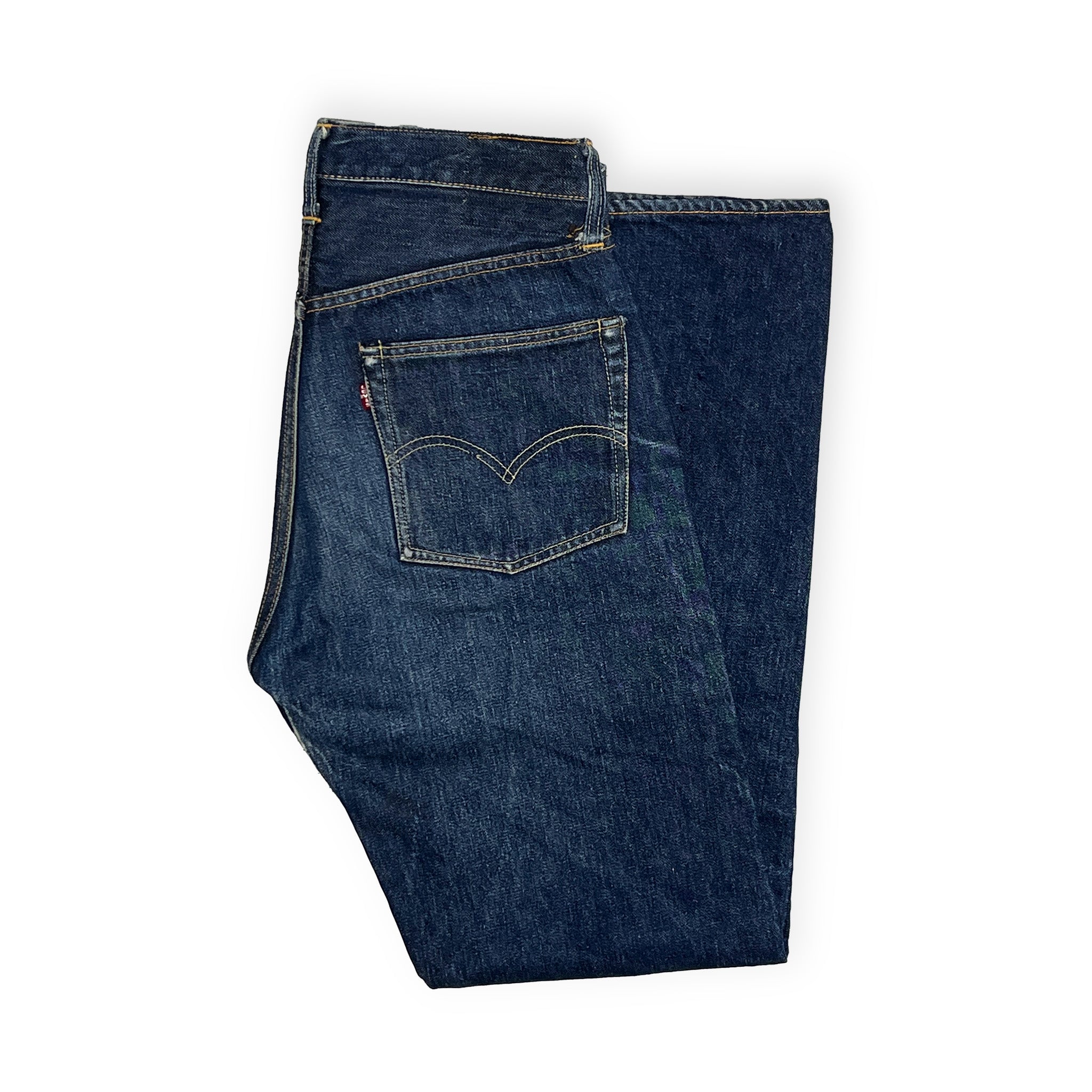 50's Levi's 501XX Denim PT Leather 濃紺 極上色落ち Size (W31 L32