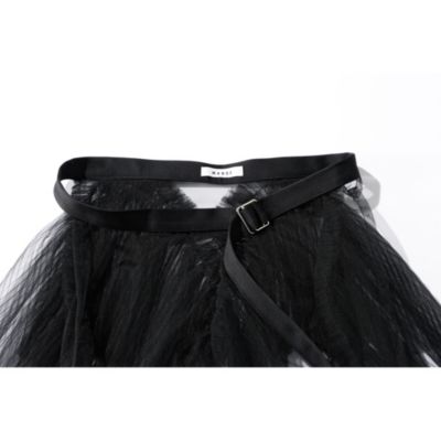 MARGE(マージ)のPleated tulle wrap skirt通販 | 集英社HAPPY PLUS STORE