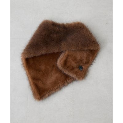 Whim Gazette(ウィム ガゼット)の【THROW】Eco Fur Shawl通販 | 集英社