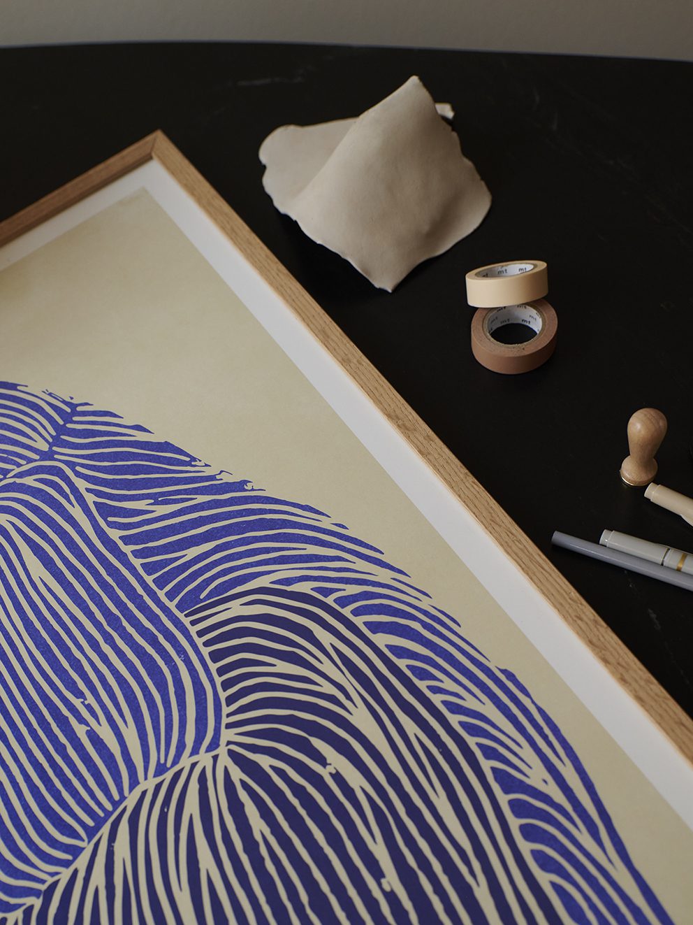 REBECCA HEIN / Deep Blue(Framed) – Poster Shop Fubar