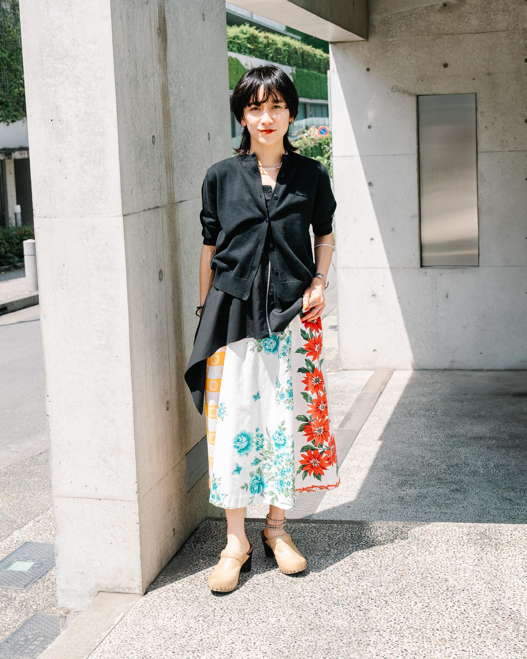 Vintage生地をパッチワークしたスカートが存在感を放つ！ | TOKYO