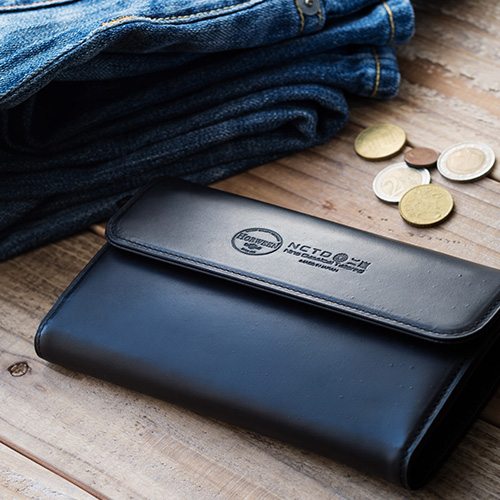 二宮五郎商店】ホーウィンクロムエクセルレザー グランドウォレット