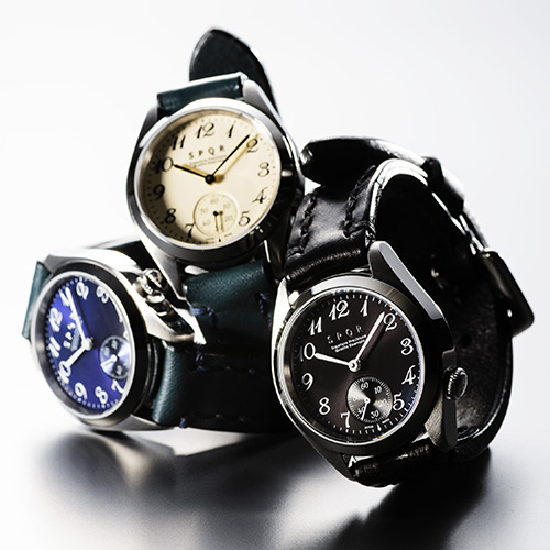 SPQR】Ventuno ss 手巻付自動巻 スモールセコンド／クラシック文字盤