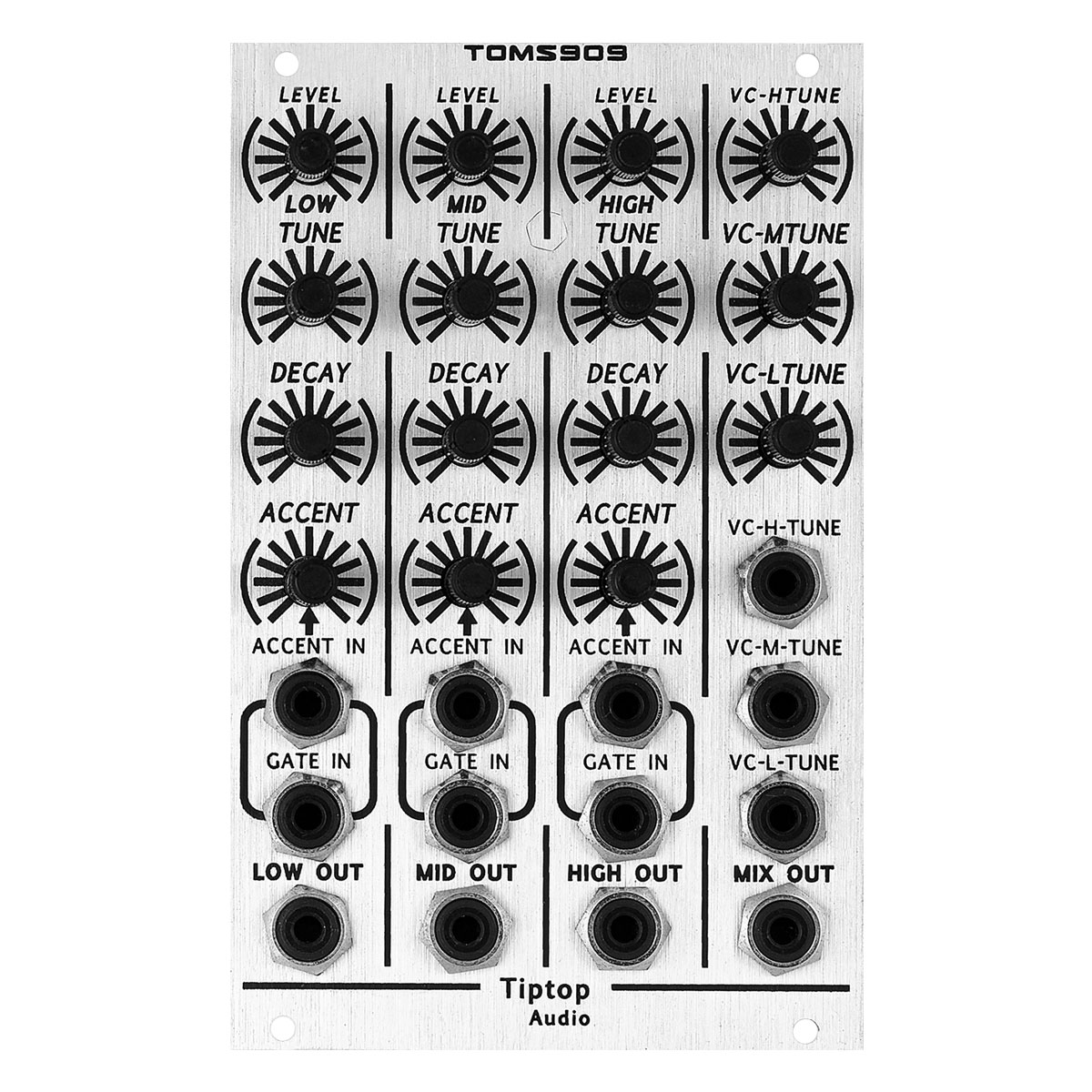 TOMS909 Toms（Silver Panel） - Tiptop Audio - 有限会社 福産起業