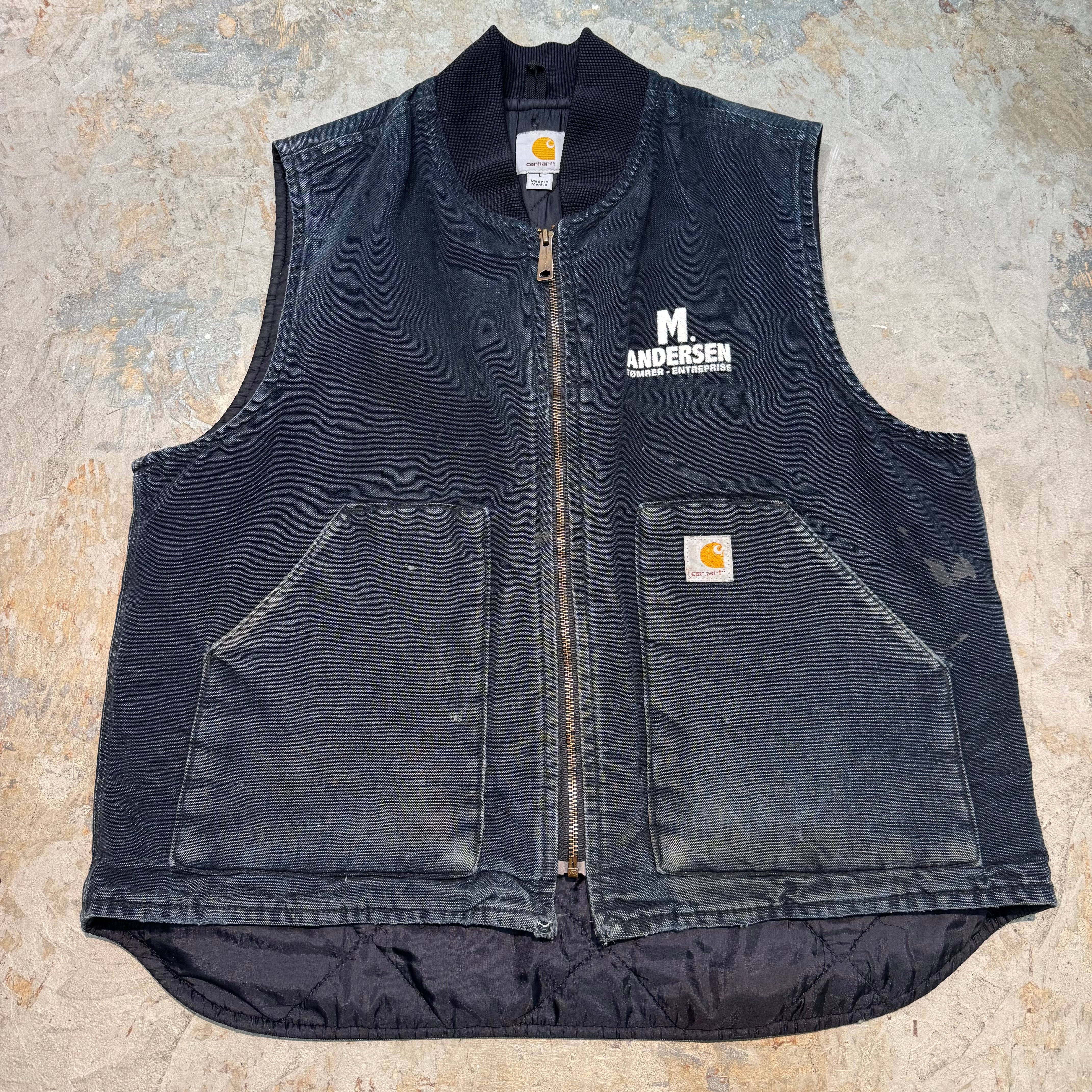 古着 Carhartt/ カーハート/ ダックベスト/ ダック地/ 裏地
