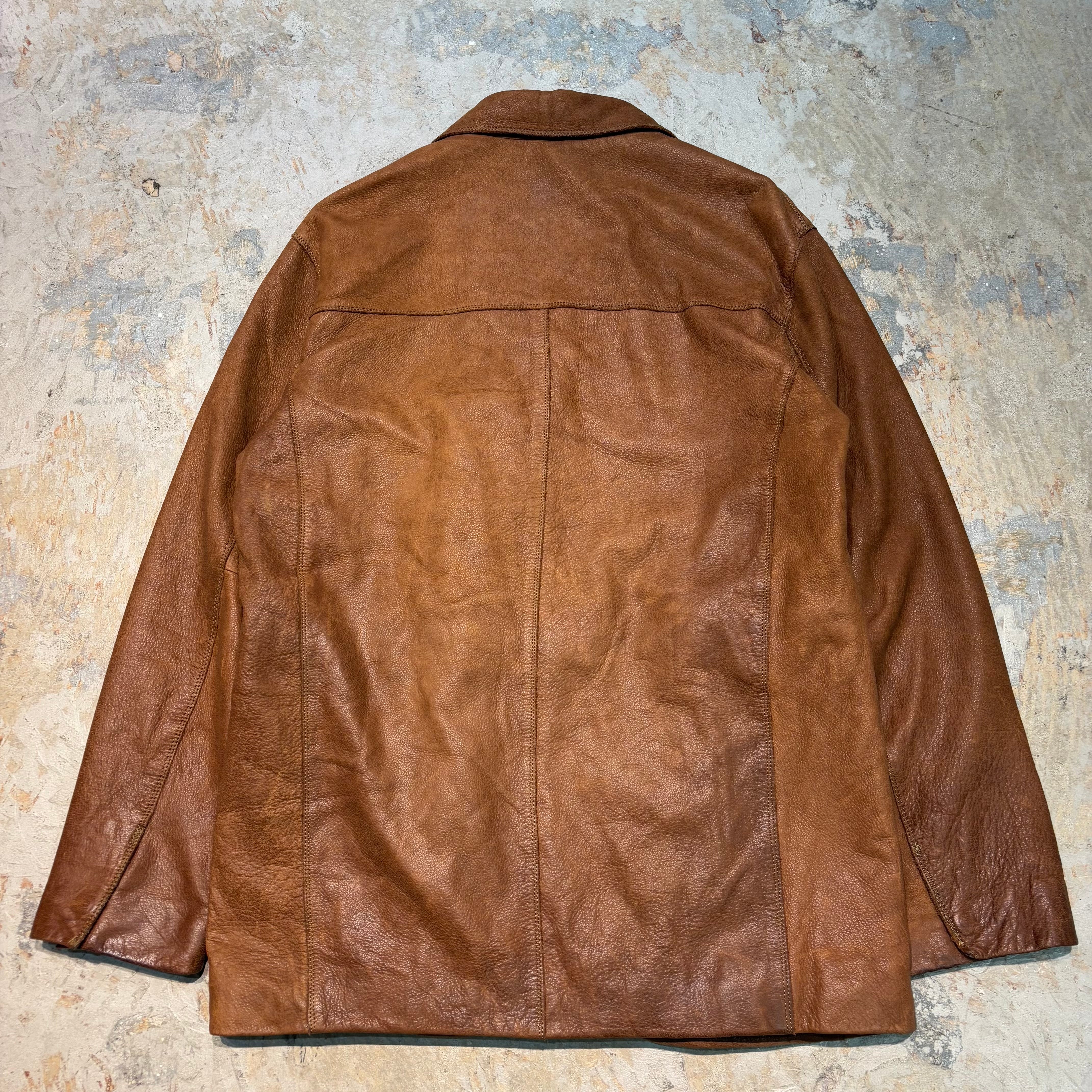 古着 WILSONS LEATHER/ ウィルソンズレザー/ 本革ハーフコートレザー