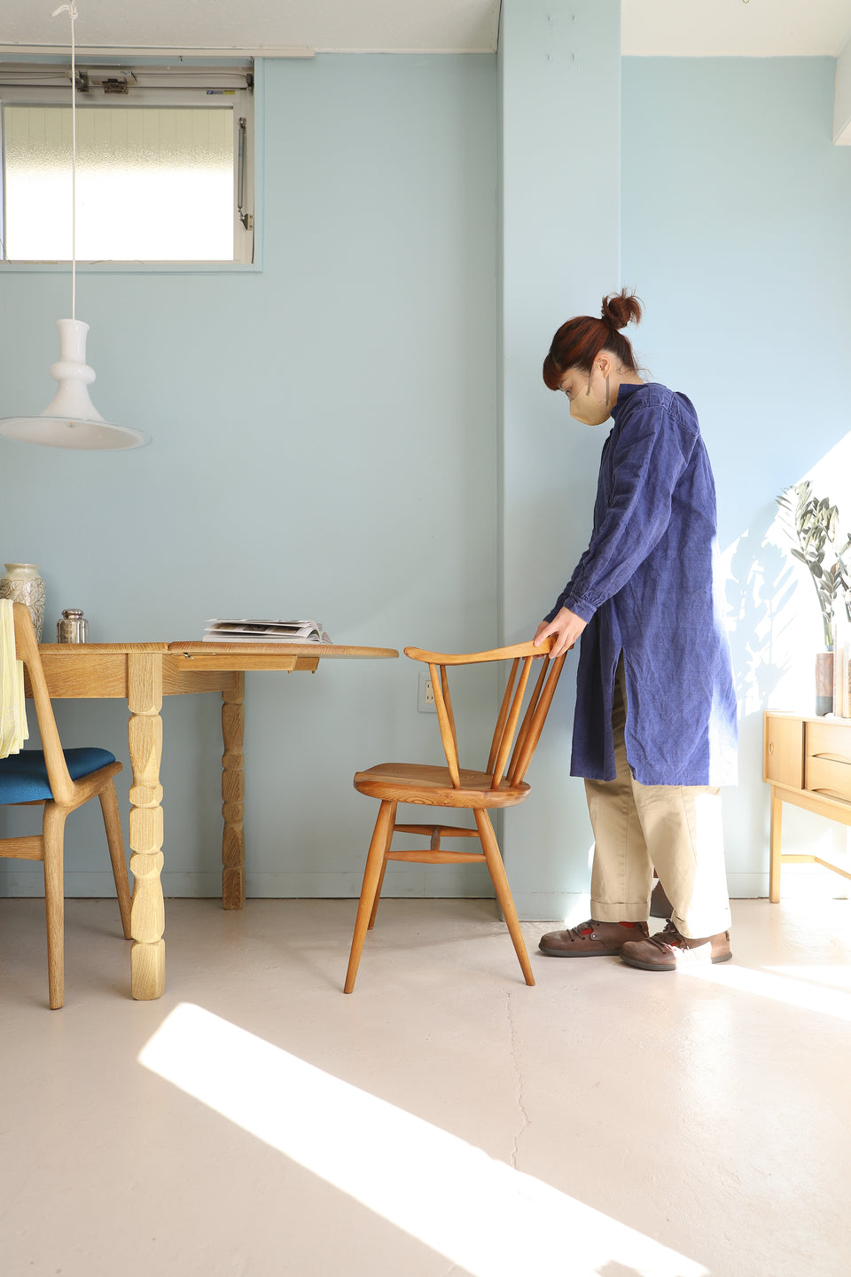 イギリスヴィンテージ アーコール ウィンザーチェア カウホーン