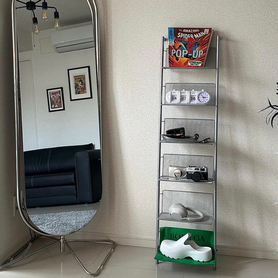 M1 Silver steel studio mirror