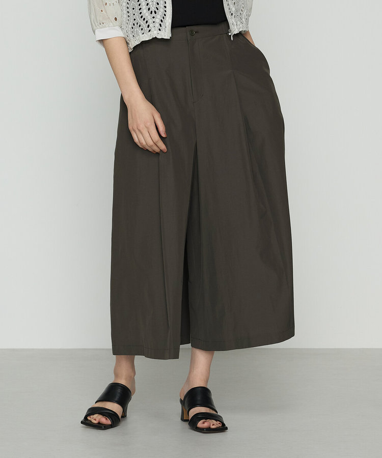 タイプライター キュロットパンツ（72-15PK10-205）｜ギャバジンK.T