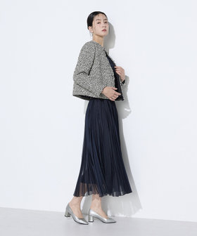 セレモニーツイード ノーカラージャケット（01-02JO02-206）｜K.T