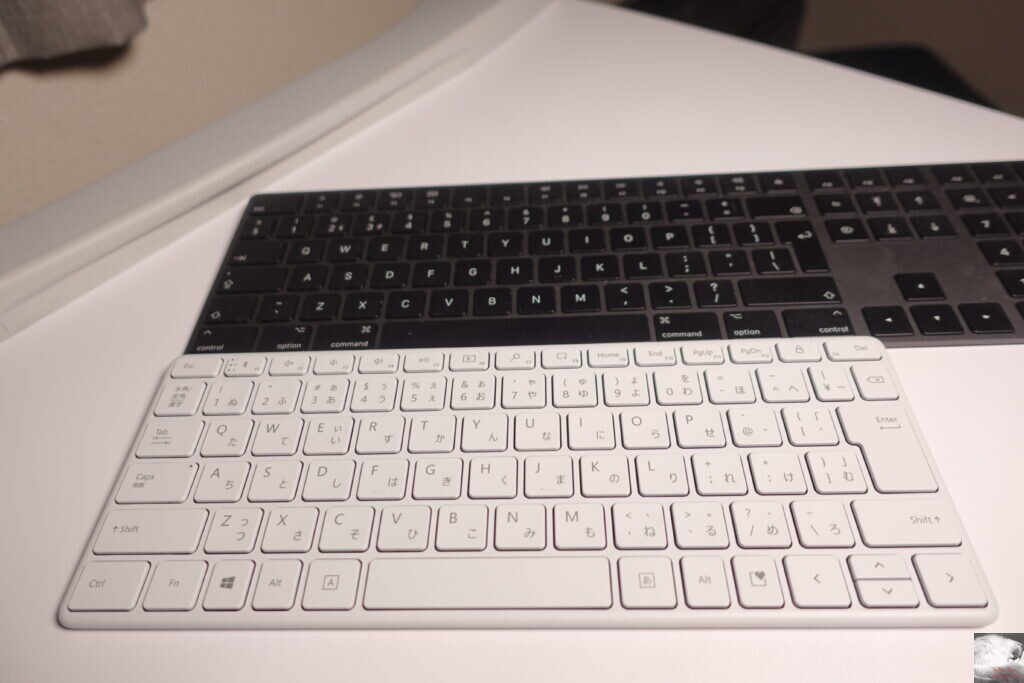 Microsoft『デザイナーコンパクトキーボード』購入レビュー〜薄型で
