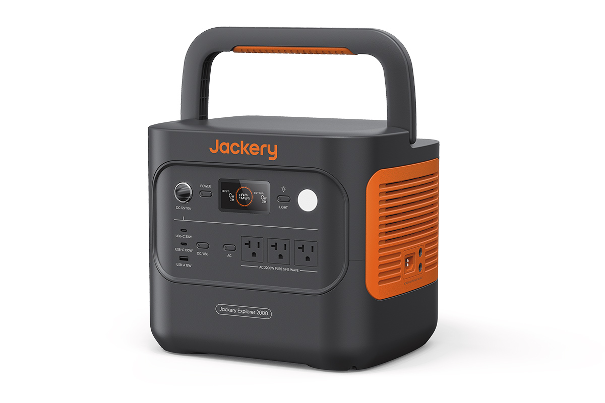 Jackery、容量2042Whのポータブル電源「2000 New」。新構造で