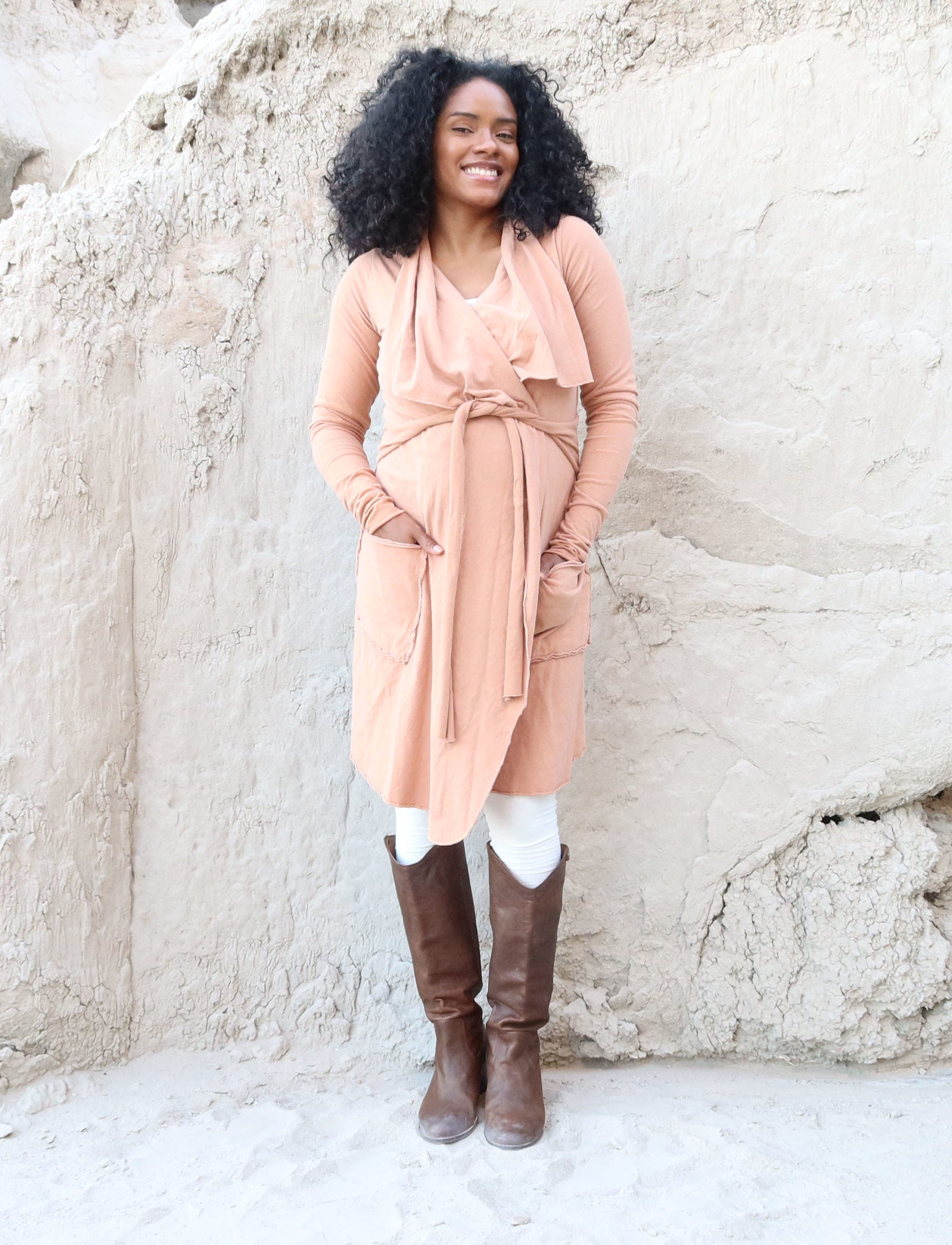 Cocoon Belted Short Jacket – Gaia Conceptions