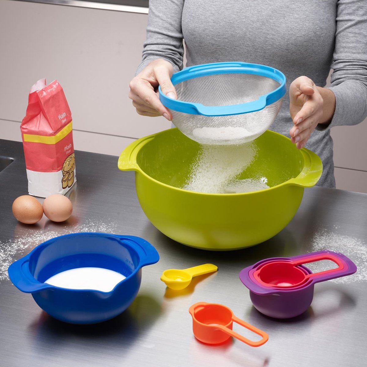 Joseph Joseph Nest Plus 9 Parça Multi Colour Hazırlama Seti