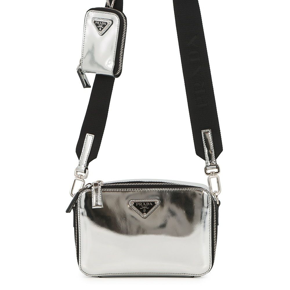 プラダ ショルダーバッグ トライアングルロゴ ブリック レザー 2VH070