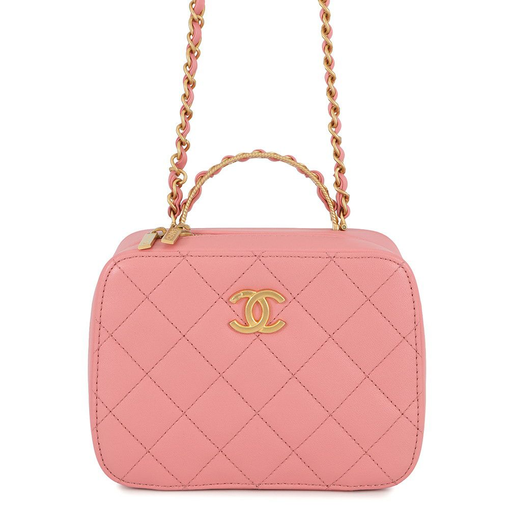 シャネル チェーンショルダーバッグ マトラッセ ココマーク バニティ