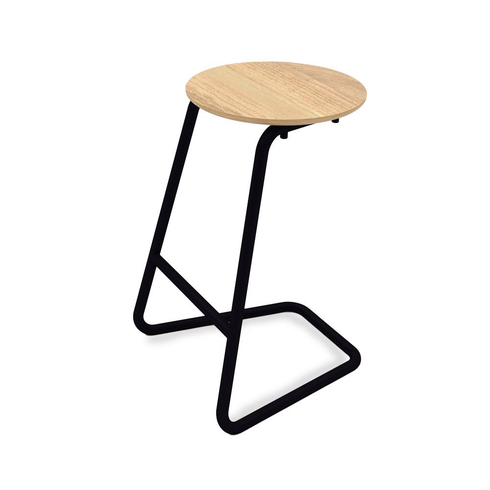 サイドテーブルTC 木製 丸テーブル スツール 高さ63cm (オフィス