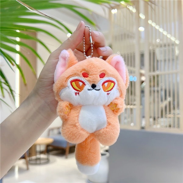 Qoo10] かわいい萌えキツネちゃんチャームぬいぐる