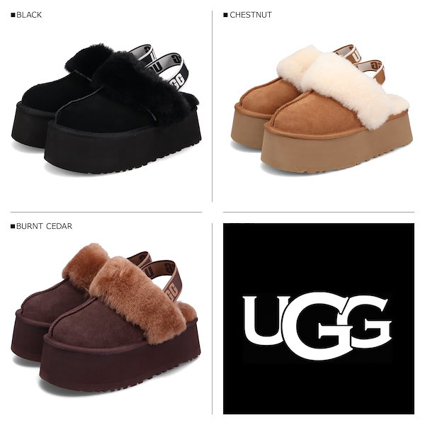 Qoo10] UGG サンダル ファー ファンケット レディー