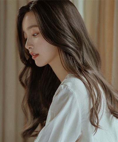 Qoo10 ピンクエイジ 手植えローズパーマロングウェーブ ヘアア