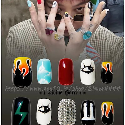 Qoo10] 【急速出荷】韓国G-Dragon権志龍応 : ネイル