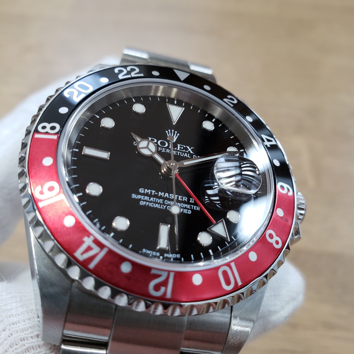 ロレックス GMTマスターII 16710 赤黒ベゼル P品番 中古品 - GenTle