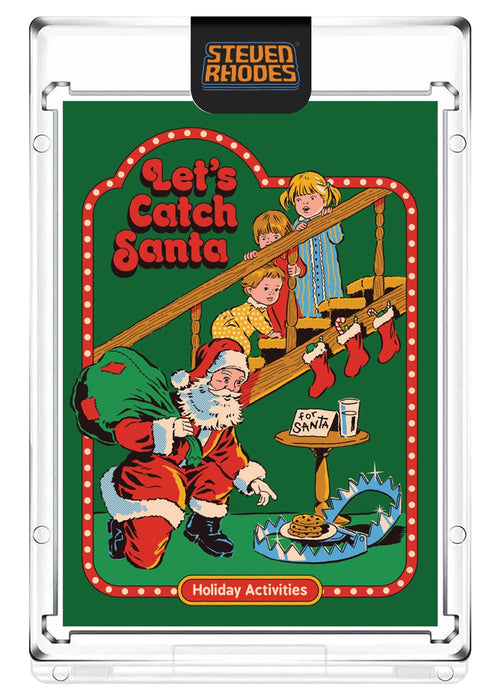 Steven Rhodes “Let's Catch Santa” Collectible Art Card (Serial