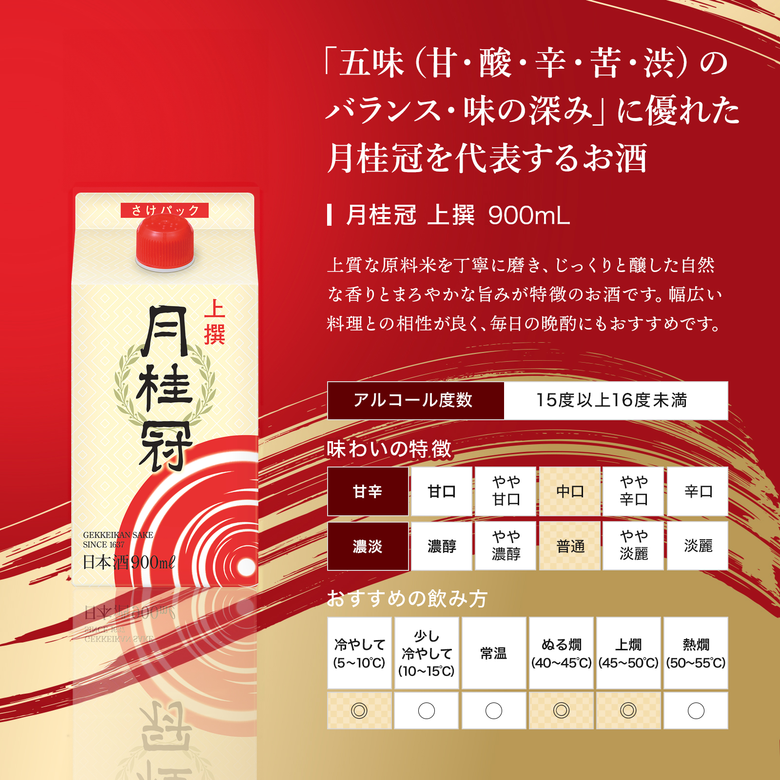 月桂冠 上撰さけパック 900mL 1本 | 京都の日本酒 通販 |【【公式